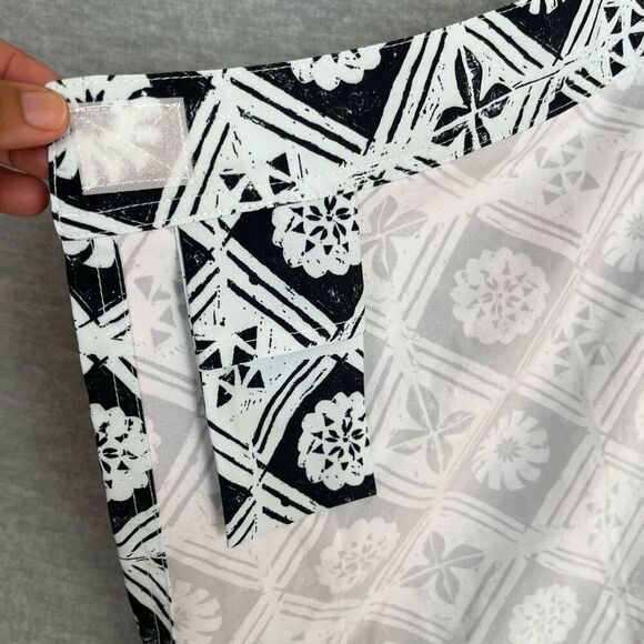 Rip Skirt Limited Edition Fijian Tapa Womens Medium Iconic Print Black White NWT - Picture 5 of 11